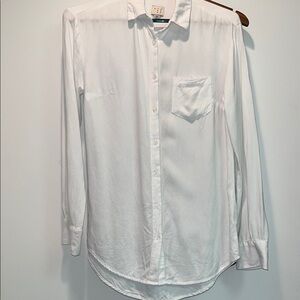 a new day Women's White Button Down Shirt